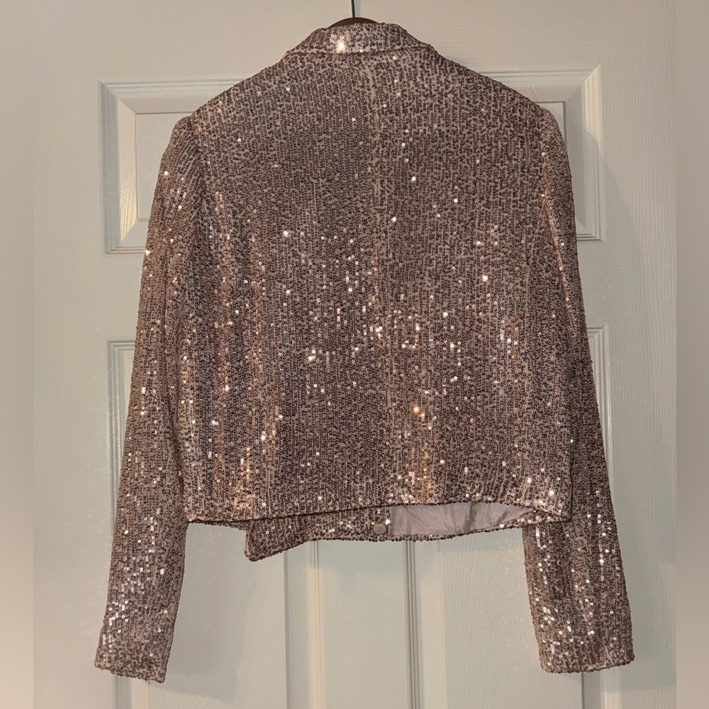 VENUS Pink Sequin Women's Blazer - Picture 3 of 3